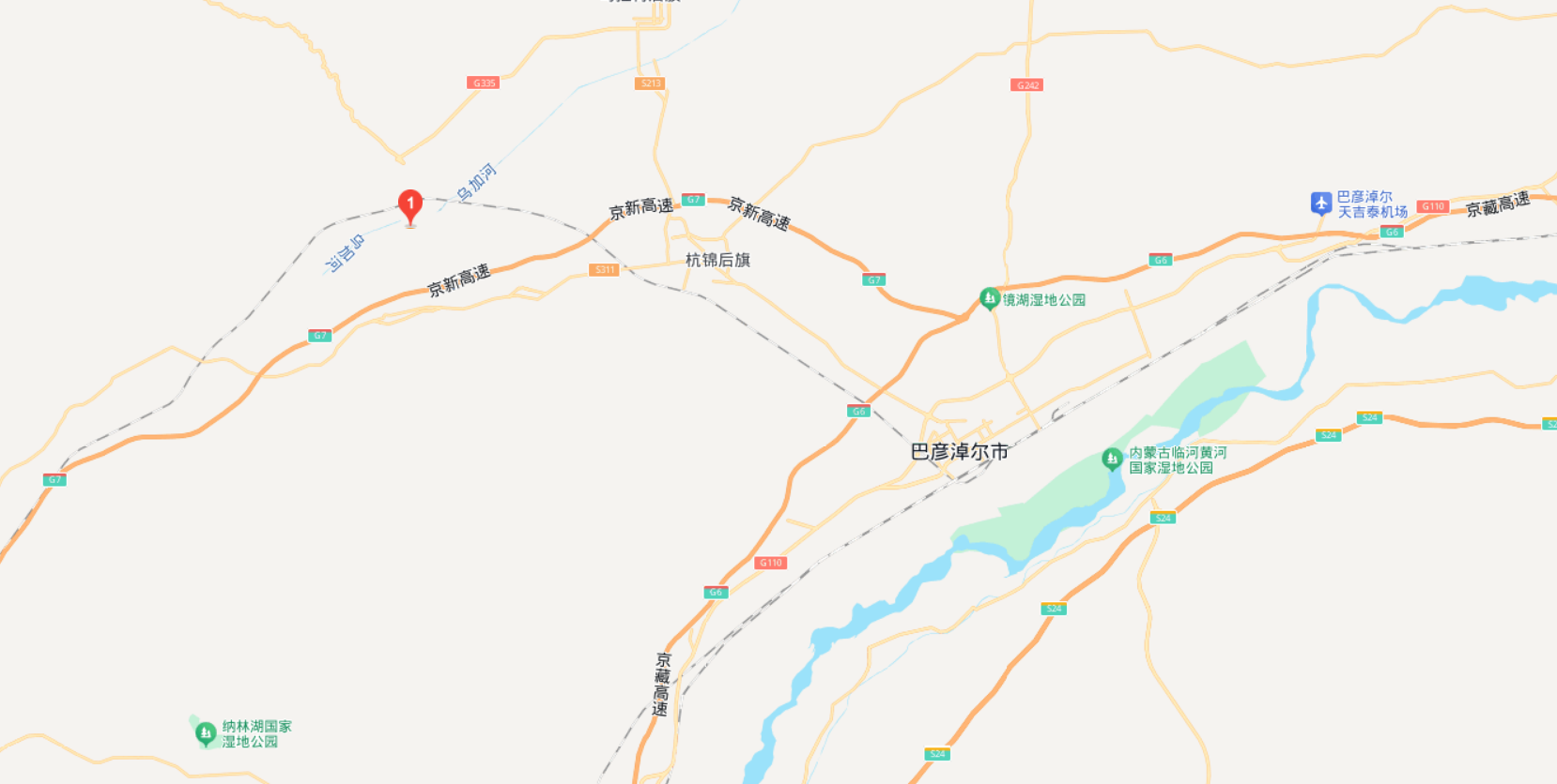 Company location map